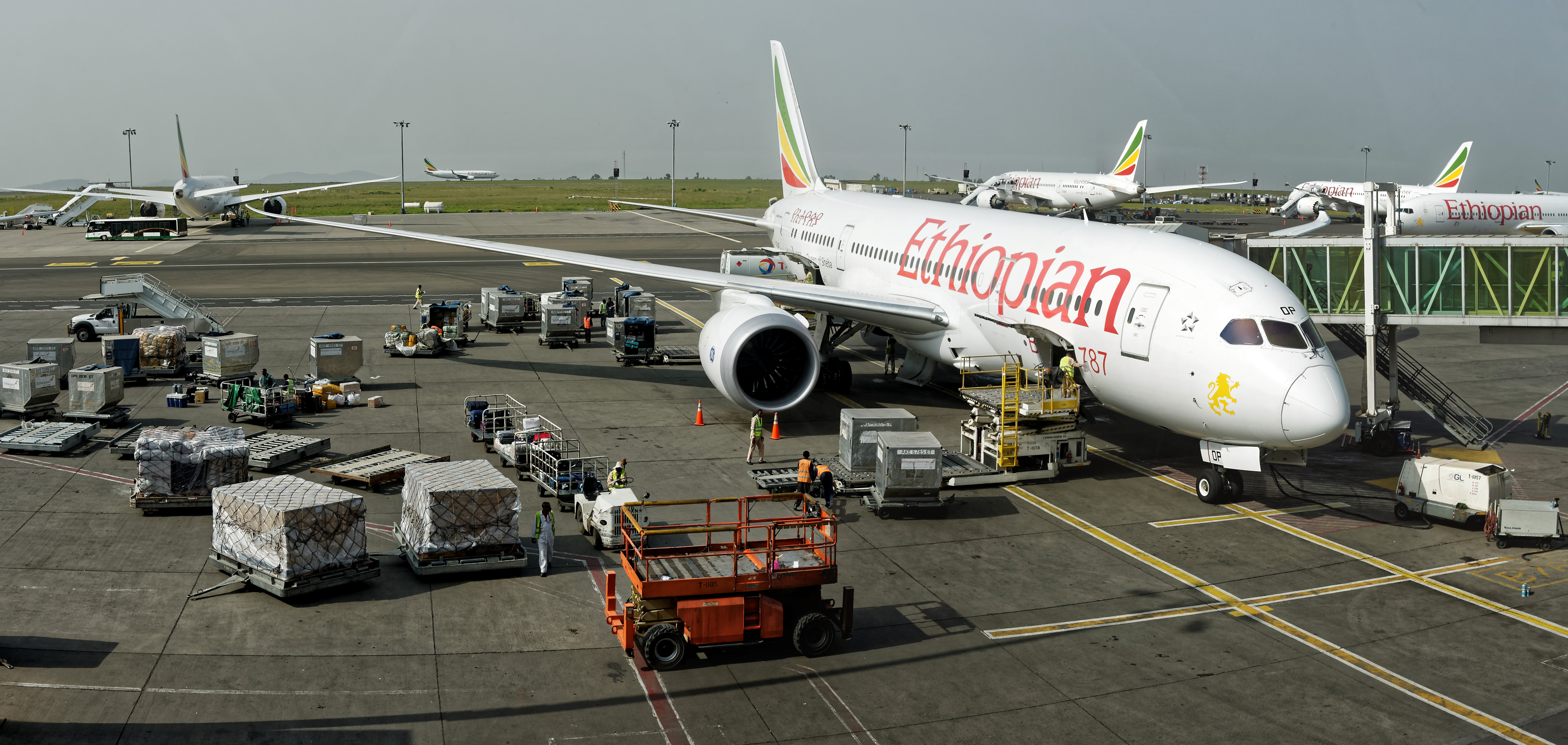 A l'aéroport d'Addis Abeba